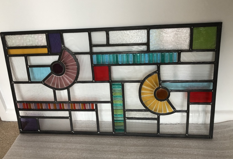 Sapphire Fused Glass Leaded and Fused Glass Windows