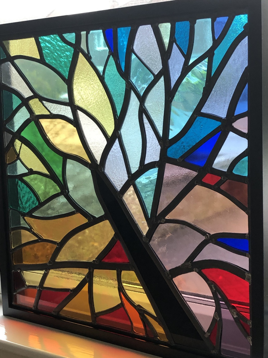 Sapphire Fused Glass Leaded and Fused Glass Windows